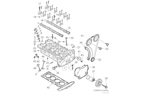 Genuine Saab Stud Screw - 11518074