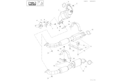 Genuine Saab Twc Converter - 12638306