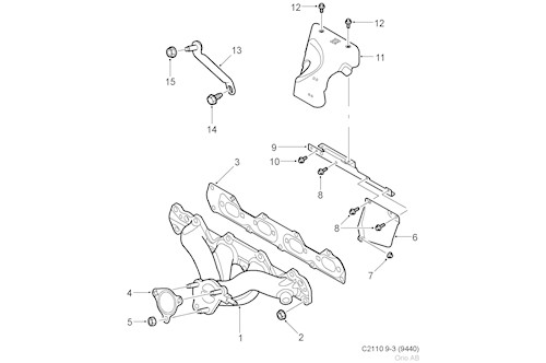 Genuine Saab Brace - 12755103