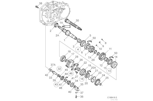 Genuine Saab Gear, 4Th Speed - 12755215