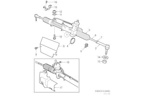 Genuine Saab Power Steering - 12756288