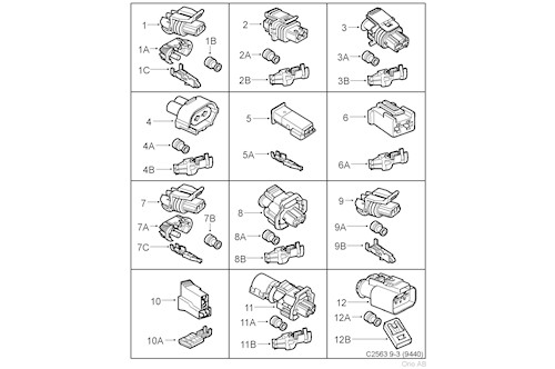 Genuine Saab Cable Terminal - 12756953