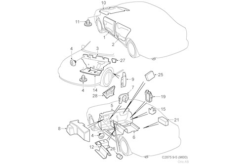 Genuine Saab Insulation - 12757541