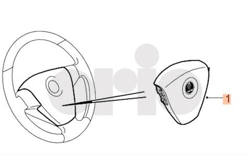 Genuine Saab Air-Bag - 12757622