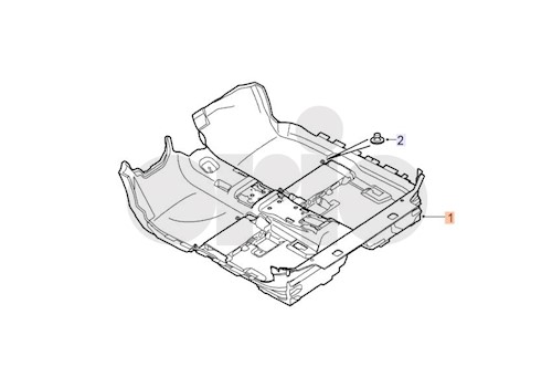 Genuine Saab Carpet - 12761588