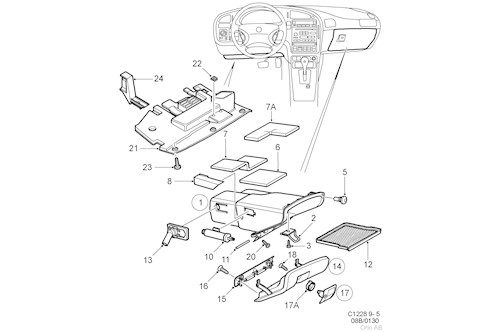 Genuine Saab Door Glove Comp - 12762292