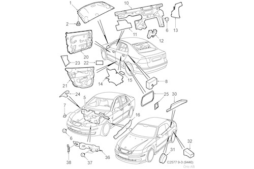 Genuine Saab Insulation - 12765266