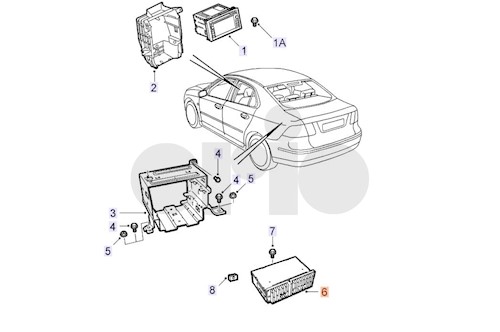 Genuine Saab Amplifier - 12773378