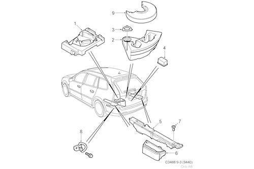 Genuine Saab Spacer Piece - 12778265