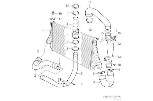 Genuine Saab Heat Shield - 12779613