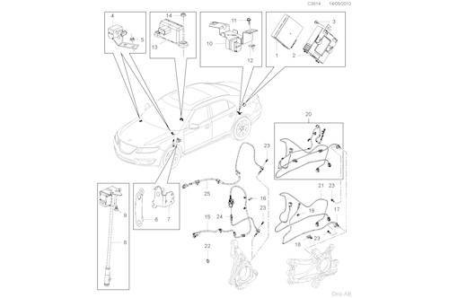 Genuine Saab Clip - 12783115