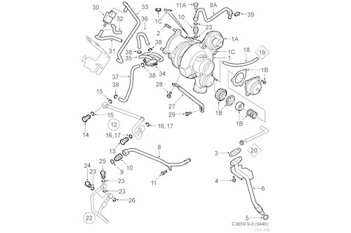 Genuine Saab Tube - 12787769