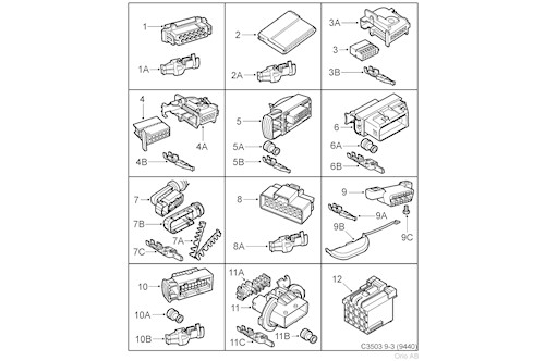 Genuine Saab Locking - 12790001