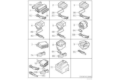 Genuine Saab Cable Terminal - 12790455