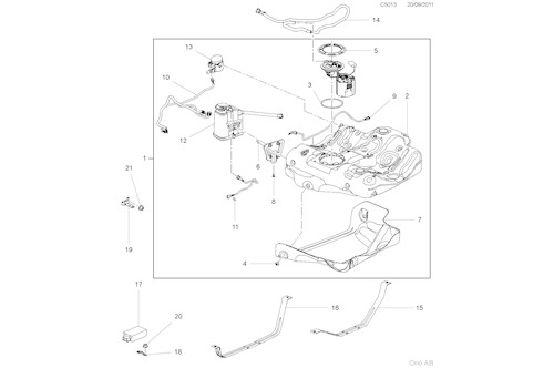 Genuine Saab Fuel Pump - 12808215