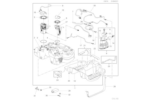 Genuine Saab Fuel Pump - 12808226