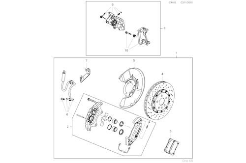 Genuine Saab Brake Kit - 12824844