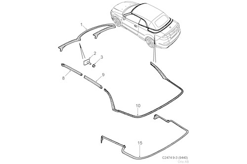 Genuine Saab Seal - 12833549