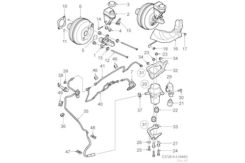 Genuine Saab Bracket - 13194940