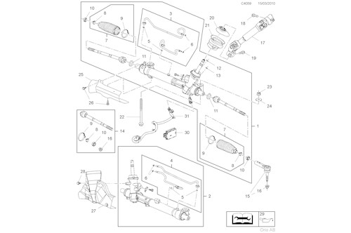 Genuine Saab Intermed. Shaft - 13219343