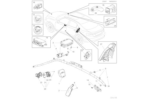 Genuine Saab Air-Bag - 13223169