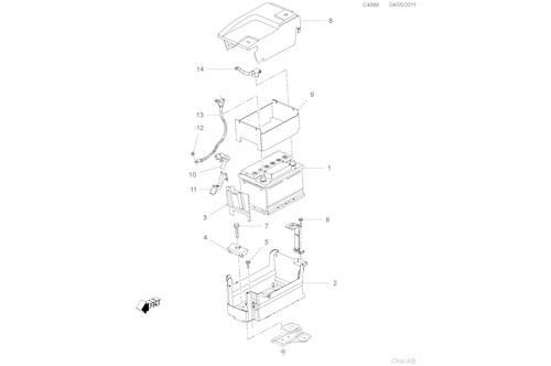 Genuine Saab Partition Wall - 13256587