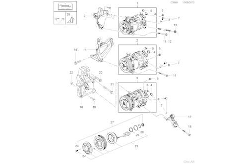 Genuine Saab Compressor - 13262839