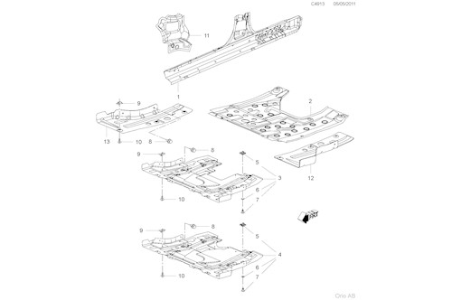 Genuine Saab Washer - 13267487