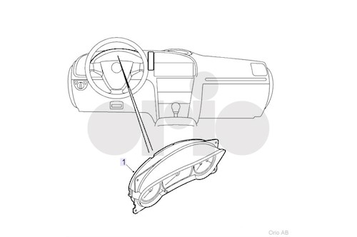 Genuine Saab Instrument - 13293159