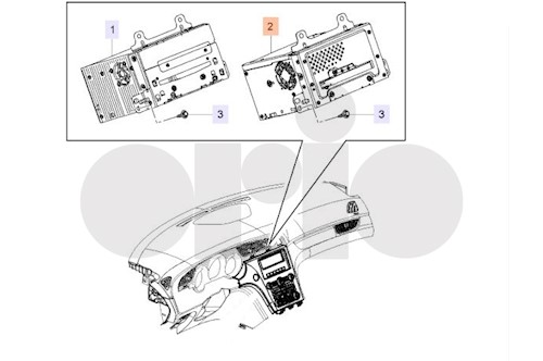 Genuine Saab Radio - 13338912