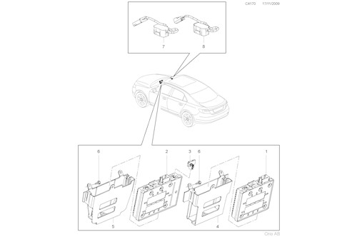 Genuine Saab Control Unit - 13353284