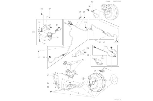 Genuine Saab Vacuum Pump - 20914523