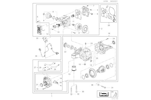 Genuine Saab Differential - 20966177