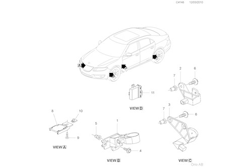 Genuine Saab Retaining Plate - 20984732