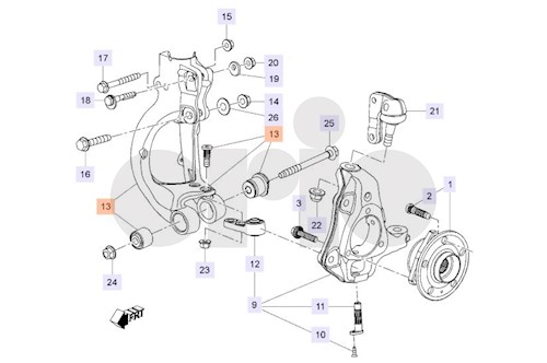 Genuine Saab Yoke - 20998090