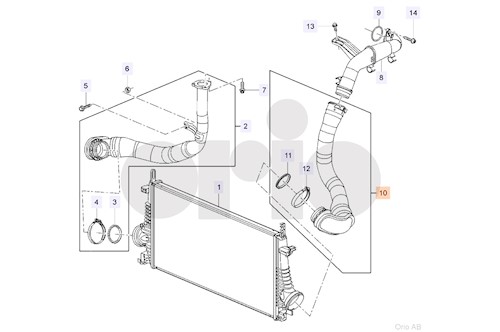 Genuine Saab Pipe - 23163578