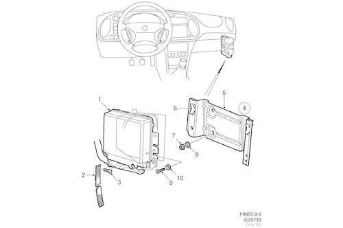 Genuine Saab Electronic Unit - 32000239