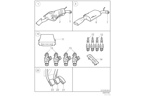 Genuine Saab Electronic Unit - 32000253