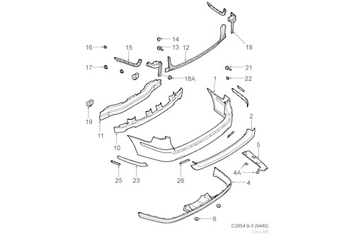 Genuine Saab Outer Casing - 32016143