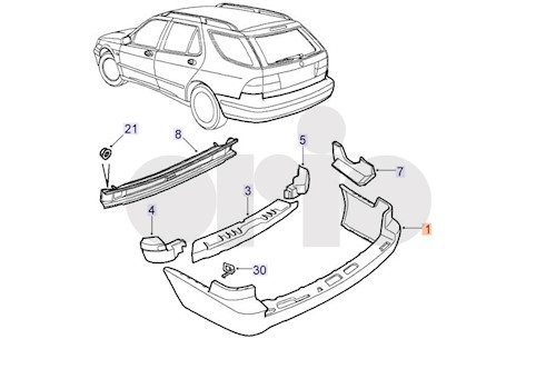 Genuine Saab Outer Casing - 32016195