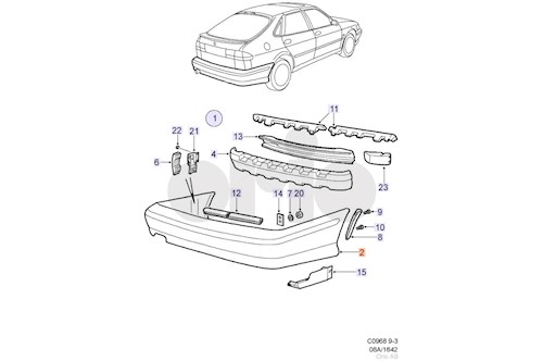 Genuine Saab Outer Casing - 32016196