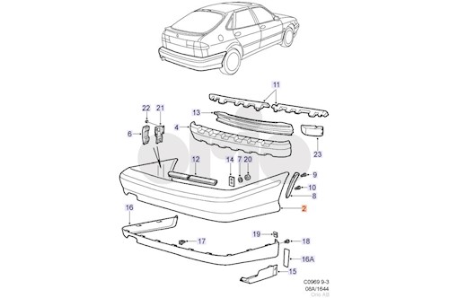 Genuine Saab Outer Casing - 32016197