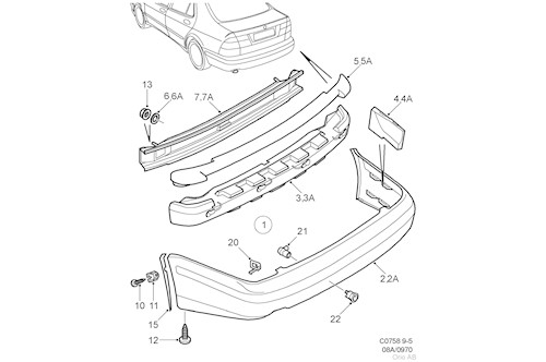 Genuine Saab Outer Casing - 32016214