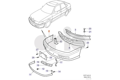 Genuine Saab Outer Casing - 32016218