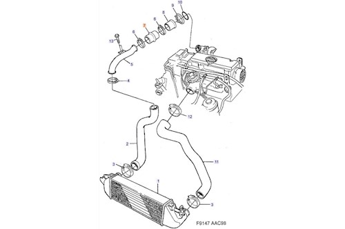 Genuine Select Hose For Saab - 32019211