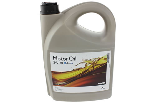 Genuine Saab Engine Oil (5L) 5W-30 Fully Synthetic (Dexos 2) - 32019632