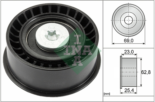 Genuine Select Idler Pulley For Saab - 32019866