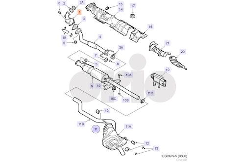 Genuine Saab Twc Converter - 32019980