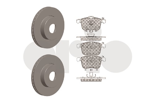 Genuine Select Brake Kit For Saab - 32020073