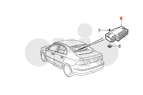 Genuine Saab Amplifier - 32020121